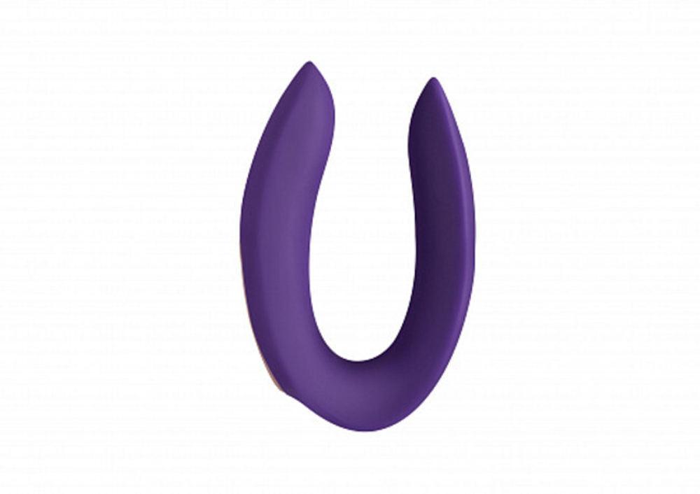 Многофункциональный стимулятор для пар Satisfyer Partner Plus (10 режимов) (Цвет: фиолетовый с серебряным)