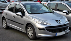 Порог левый Peugeot 207 2006-2012 (Polcar)