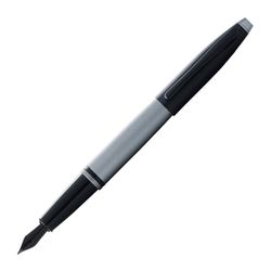 Перьевая ручка Cross Calais Matte Gray and Black с пером F (AT0116-26FJ)