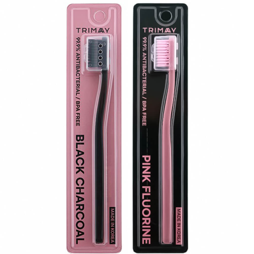 Зубная щетка с угольным напылением Trimay Haru Charcoal Toothbrush