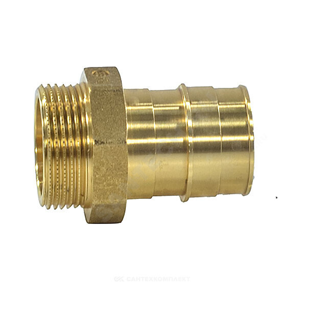 Муфта для PE-X труб радиальная латунь Дн 40х1 1/4" НР GX107 Giacomini GX107Y067