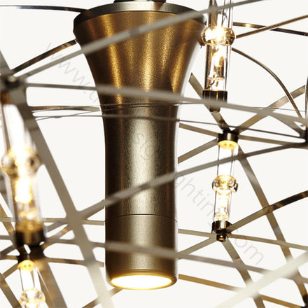 Pendant design lamp  Raimond Dome by Moooi (Gold,  D 79 cm)