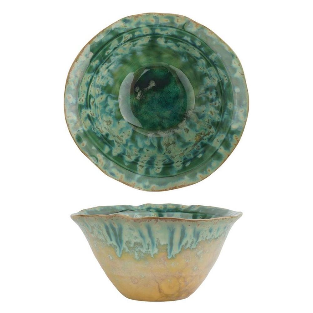 Салатник 175 мл 11,5*11 см h6 см емкость для закусок Green Flower Frutti di Mare P.L. [1]