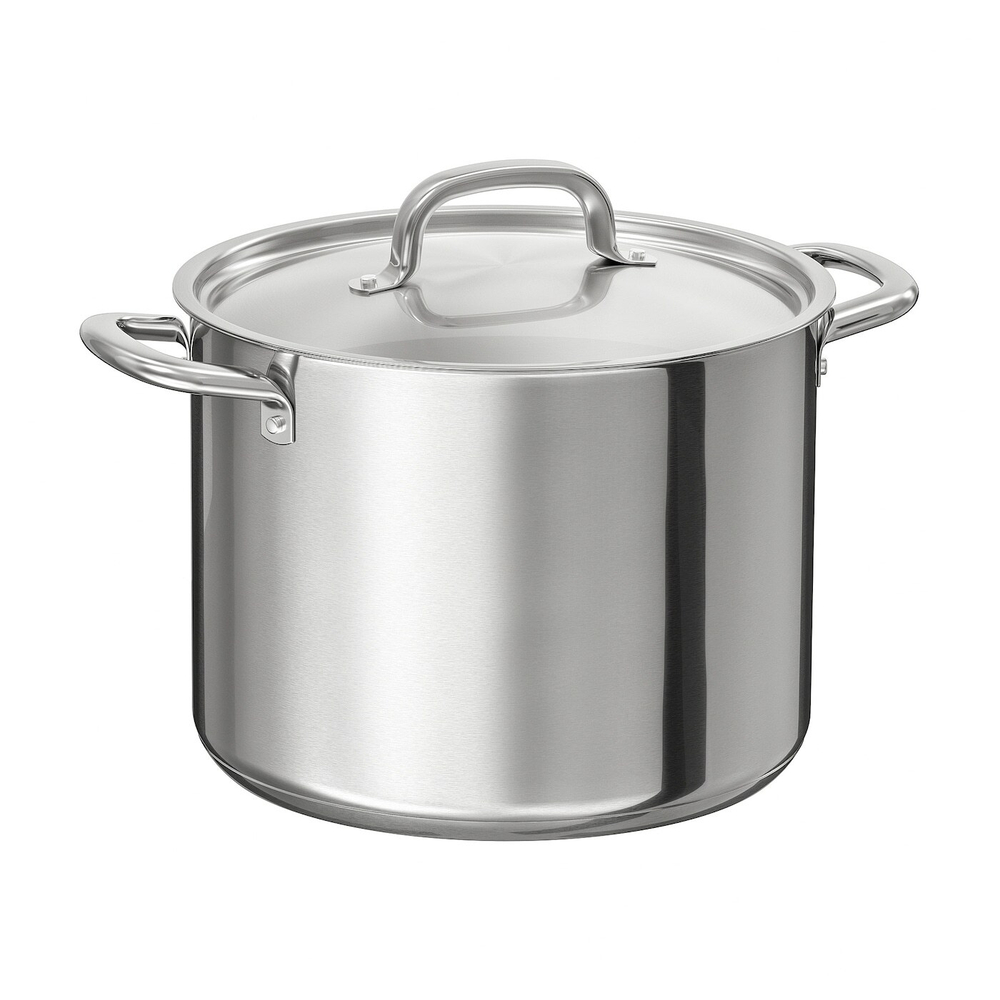 IKEA 365+ Кастрюля с крышкой, нержавеющая сталь, 8,0 л