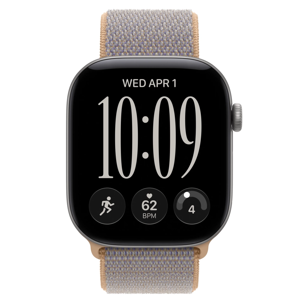 Умные часы Apple Watch Series 12 GPS, 46mm, Space Gray Aluminum Case with Chambray Blue Sport Loop