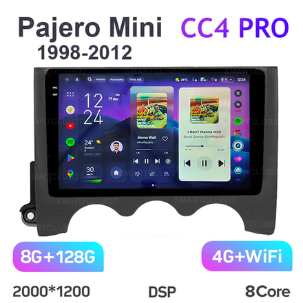 Teyes CC4 Pro 9" для Mitsubishi Pajero Mini 1998-2012