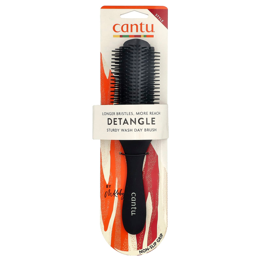 Cantu, Detangle, прочная дневная щетка, черная, 1 шт.