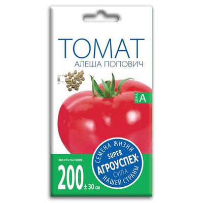 Томат Алеша Попович, семена Агроуспех 0,2г (300)