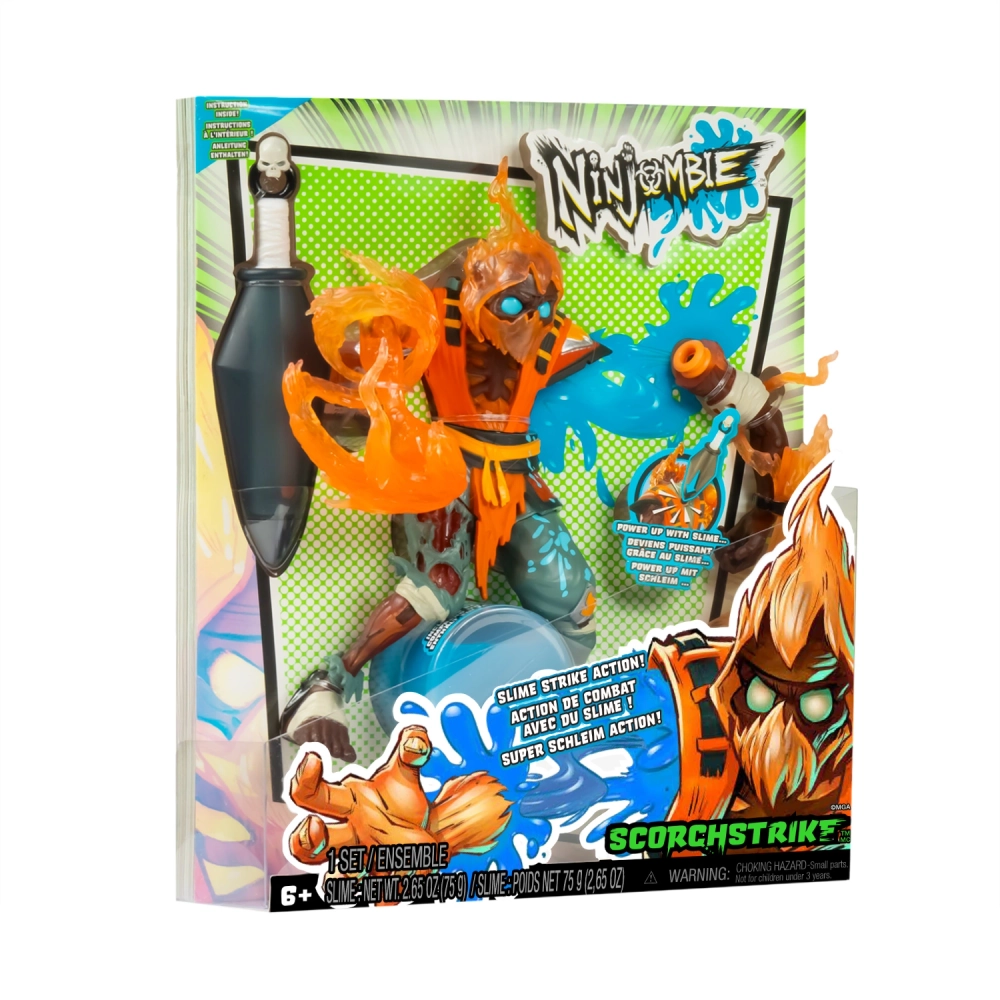 Игровой набор Ниндзомби фигурка со слаймом Скорстрайк Ninjombie 68759