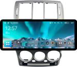 Магнитола для Hyundai Getz 2002-2011 (рамка большая серебро) - Teyes CC4 монитор 12.3" 2K QLED + рамка 9, Android 14, Быстрейшая, Snapdragon 680, DSP, CarPlay, 4G SIM-слот