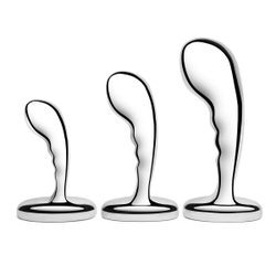 b-Vibe STAINLESS STEEL P-SPOT TRAINING SET - Набор металлических стимуляторов