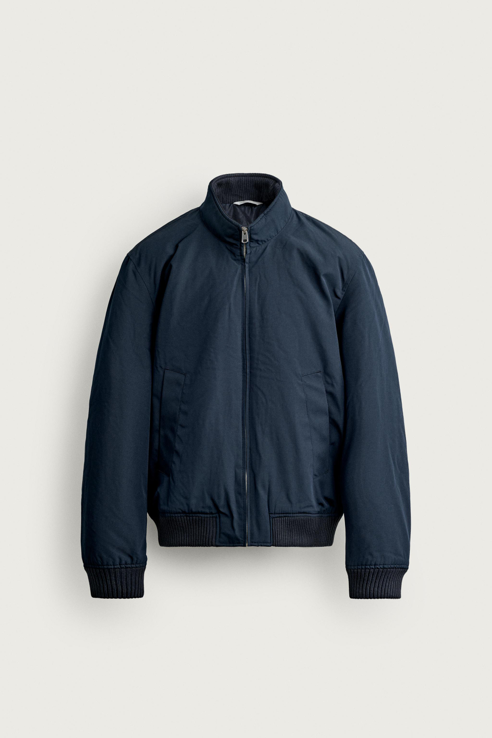 ZARA УТЕПЛЕННЫЙ БОМБЕР, МОРСКОЙ СИНИЙ