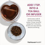Fairhaven Health, FertiliTea®, листовой чай, для поддержки фертильности, вкус мяты, 3 унции