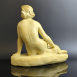 Статуэтка Купальщица . Кунгур артель. Гипс. СССР 1960 год.