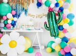 Гирлянда "С Днем Рождения" [Happy Birthday] (золото) 62 см