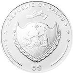 5 долларов. Зодчество Кижи - Чудеса света. Палау. 2012 год. Proof