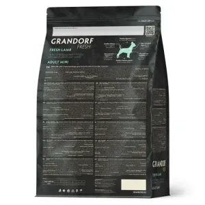 Сухой корм GRANDORF Fresh Dog Adult MINI Lamb&Sweet Potato для собак мелких пород из свежего мяса ягненка с бататом