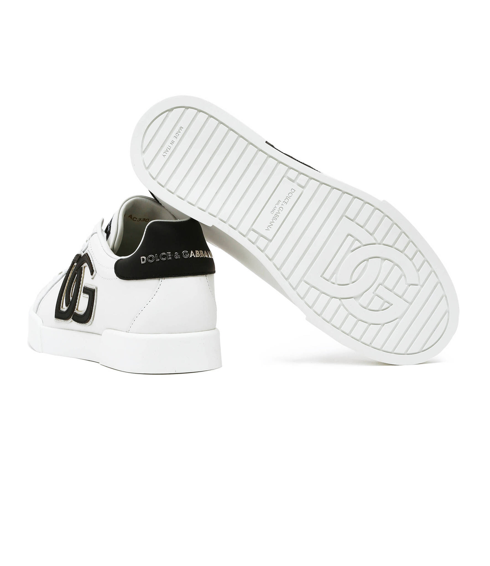 Кожаные кроссовки Dolce & Gabbana - белый(CK1545 AC330)