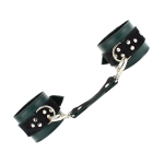 Изумрудные кожаные оковы БДСМ Арсенал Lady's Arsenal Emerald Shackles 67025
