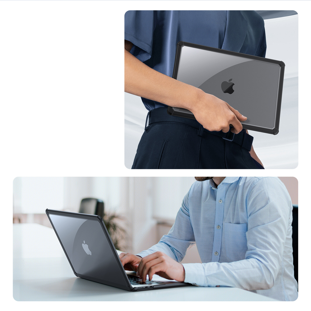 Чехол тонированный для ноутбука MacBook Air 15.3 (2023, 2024, 2025) от Dux Ducis, серии LCGM Series Protective Case