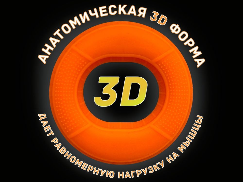 Эспандер кистевой с двойной нагрузкой 40-50 LB