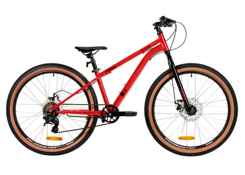 Велосипед 24" FOXX BOXXER р.12" сталь, красный
