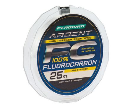 FLAGMAN Леска Ardent Fluorocarbon 25м 0,60мм 19,9кг/43,8lb