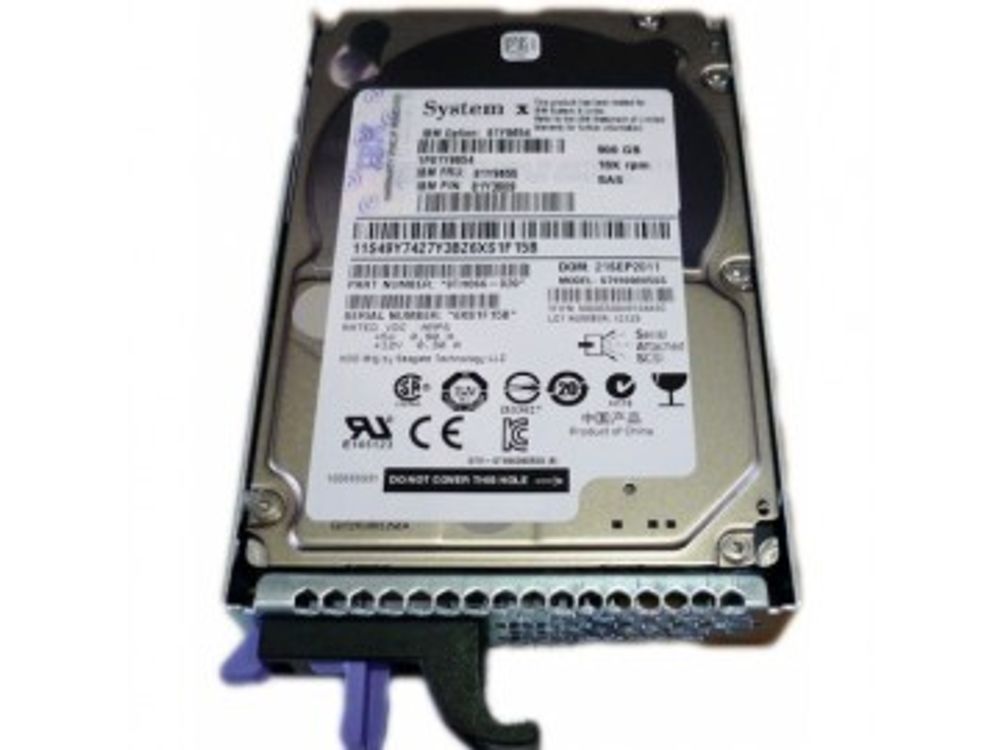 Жесткий диск IBM 2,5" 900Gb SAS 6G xSeries 81Y9655