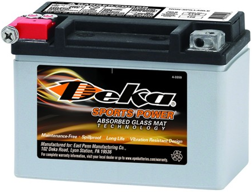 DEKA ETX9 аккумулятор DEKA ETX9 аккумулятор