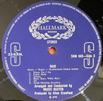 Hair (An Exciting New Recording Of The Tribal Rock Musical) Англия 1970г.