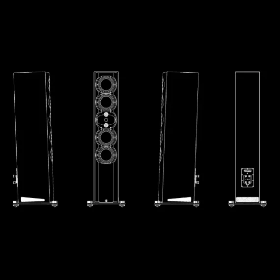 Perlisten Audio R7t Piano White