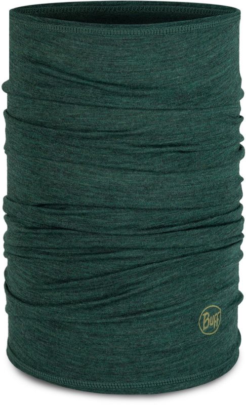Тонкий шерстяной шарф-труба Buff Merino Lightweight Solid Silversage Фото 1