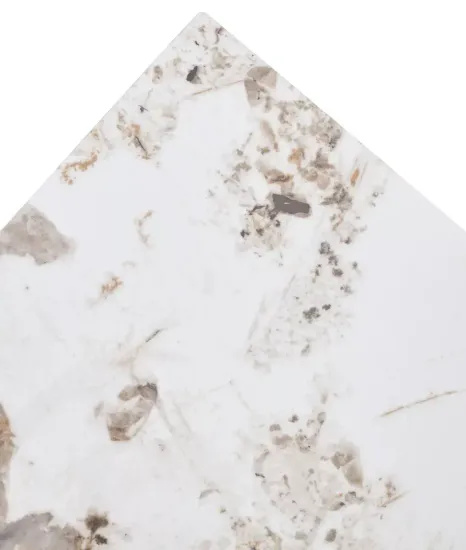 Стол КОРНЕР (CORNER) 120 цвет ПАНДОРА (GLOSS LUXURY PANDORA SOLID CERAMIC) / ШАМПАНЬ, ®DISAUR