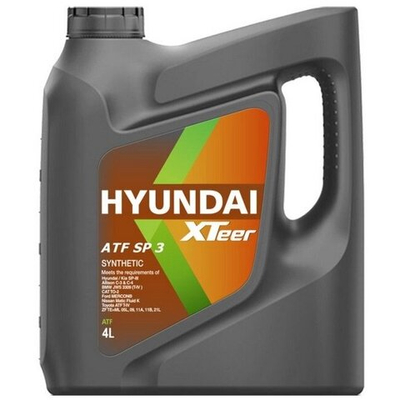 HYUNDAI XTEER ATF SP3 HV Масло трансмиссионное синт. 4L