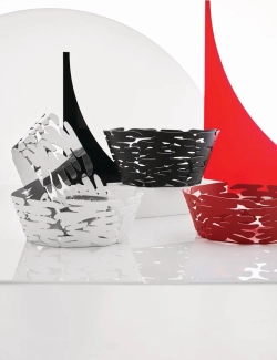 Alessi Корзина Barket 18x6,5 см белая EAN 8003299434817