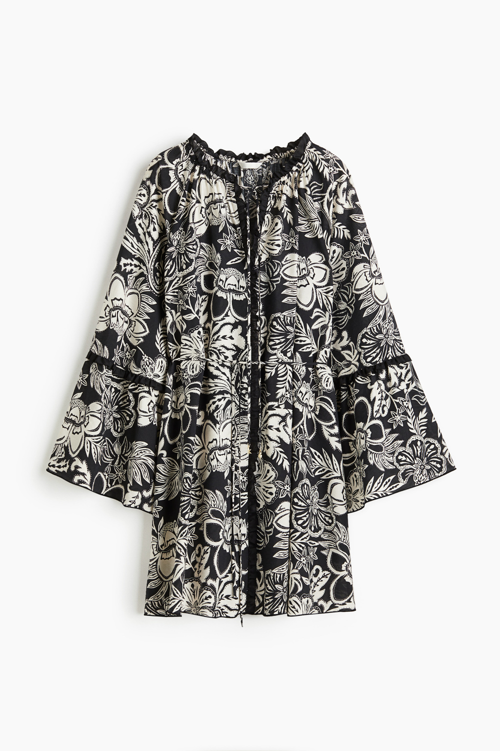 Платье-туника с рукавами-колокол - H&M
