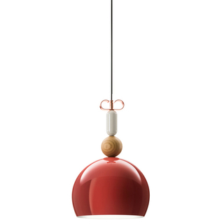 Подвесной дизайнерский светильник  Bon Ton Т1B1 (красный) от YUUE Design Studio