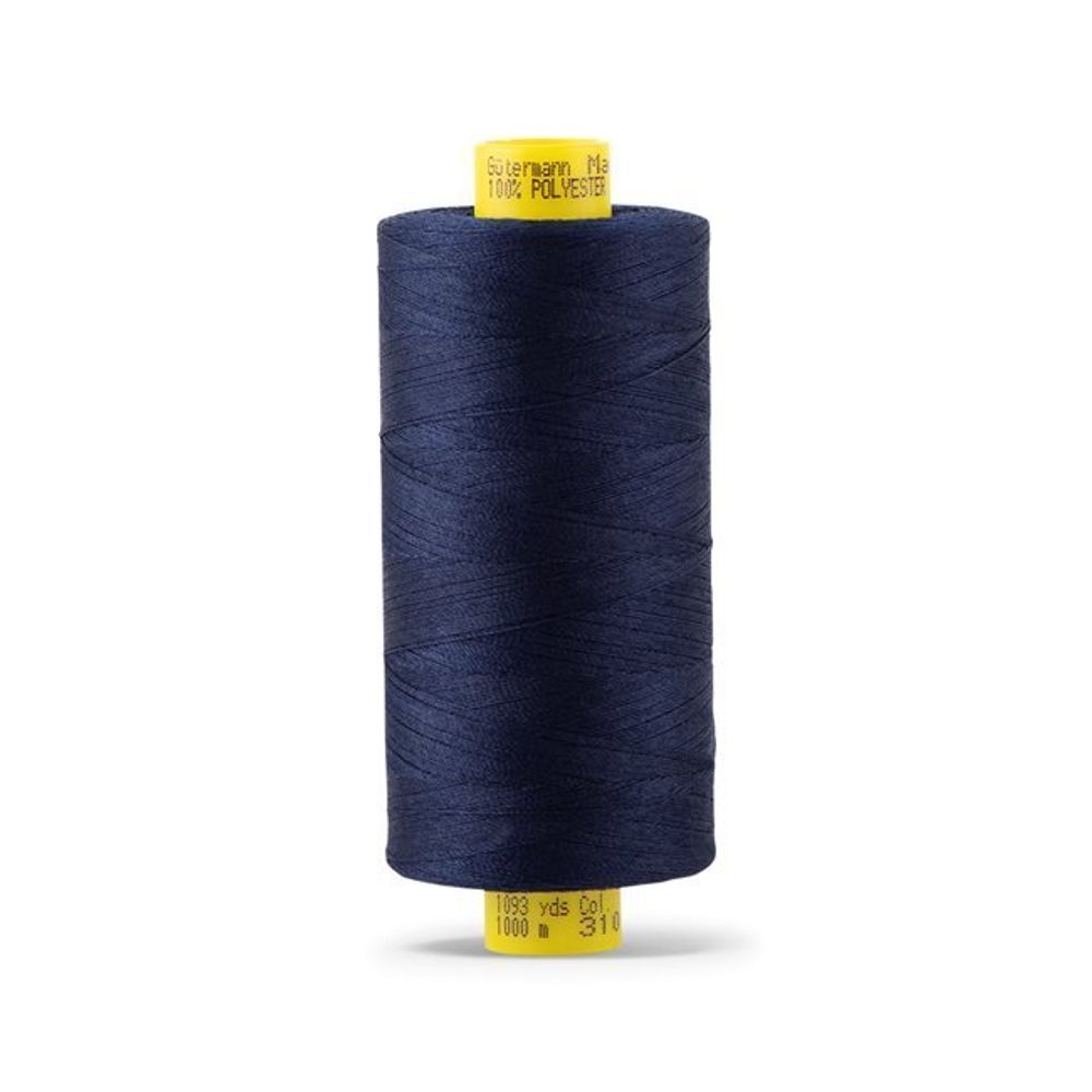 Нитка Gutermann Mara 120 (1000 метров), 1 кат., универсальная | 310 т.чернильный