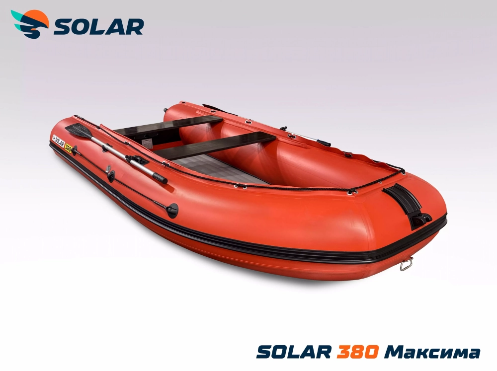 Лодка надувная моторная solar-380 к (максима)