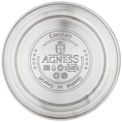 ЧАЙНИК AGNESS СО СВИСТКОМ, СЕРИЯ ТЮДОР, 3,0 Л ТЕРМОАККУМУЛИРУЮЩЕЕ ДНО, ИНДУКЦИЯ (КОР=6ШТ)