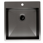 Кухонная мойка Reflexion Iseo RX2246BL оружейная сталь