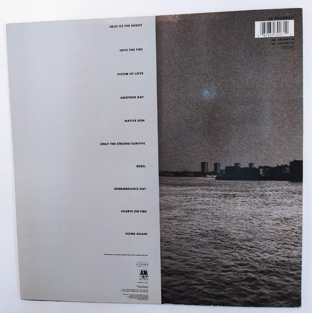 Bryan Adams Into The Fire UK Original 1987