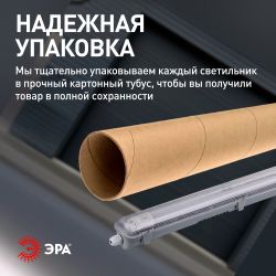 Светильник ЭРА SPP-101-0-001-120 IP65 под светодиодную лампу T8 G13 LED 1200 | Линейные IP65 под лампу T8 LED
