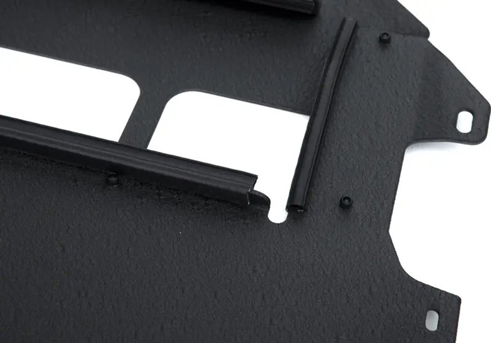 Алюминиевая защита двигателся и масляного радиатора Turner Motorsport BMW M2/M3/M4 G8x Skid Plate - Wrinkle Black Powder Coated Finish