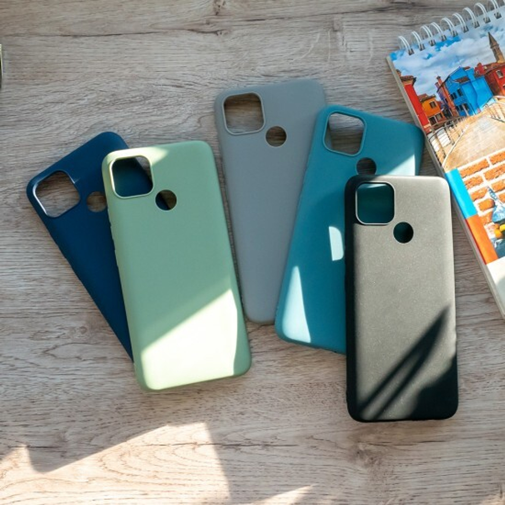 Чехол для Realme C25/С25s, ТПУ, 011010 Темно-синий