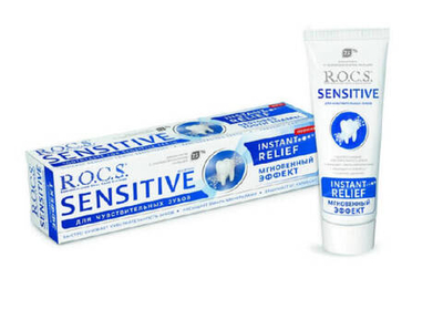 Зубная паста ROCS Sensitive Мгновенный эффект 94 г