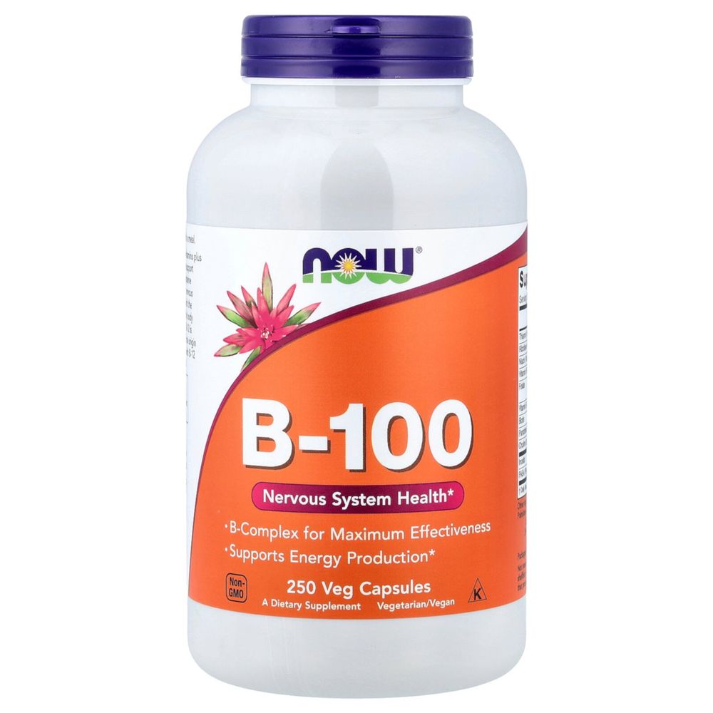 NOW - Vitamin B-Complex / 100 mg / 100 vcaps