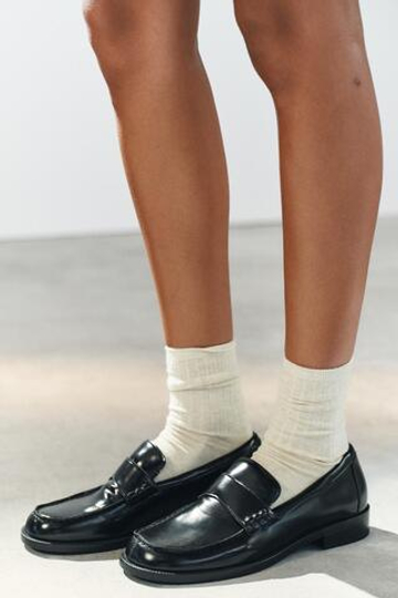 ZARA ЛОФЕРЫ, ЧЕРНЫЙ