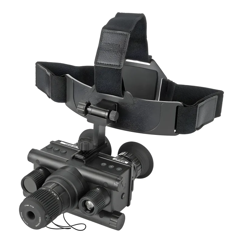 Бинокль ночного видения на шлем Veber DigiView NB-01HM цифровой - общий вид с креплением