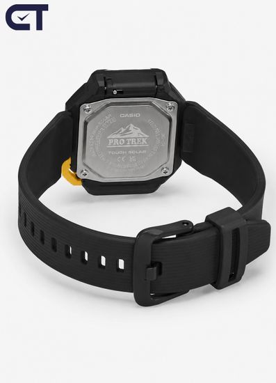 CASIO PRJ-01-1DR PRO TREK мужские наручные часы — компактная аналоговая PRO TREK с солнечным питанием